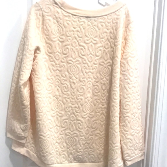 NWOT tan sweatshirt 1X - Picture 3 of 3